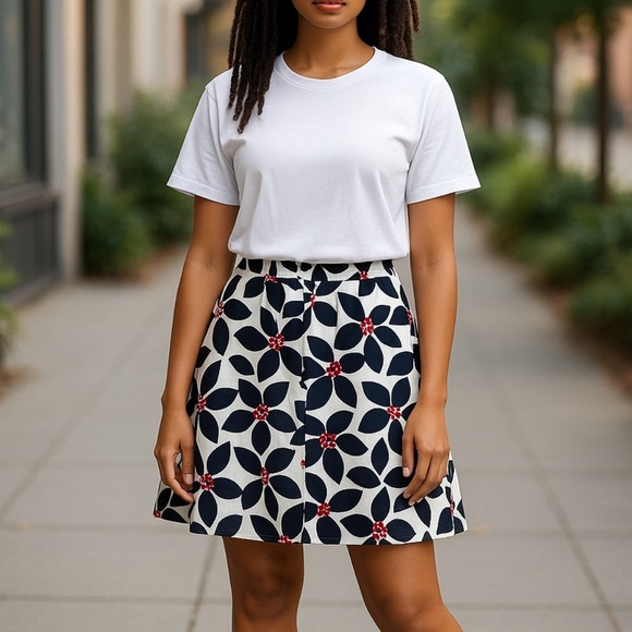 Talbots Dresses & Skirts - Talbots floral pattern skirt size 14P